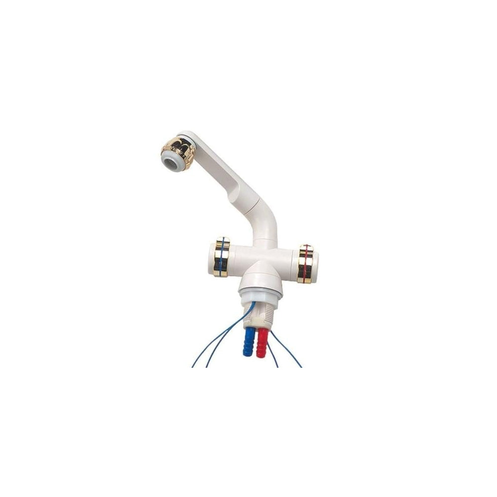 Bateria kran Compact Wylewka Mieszacz złoty
