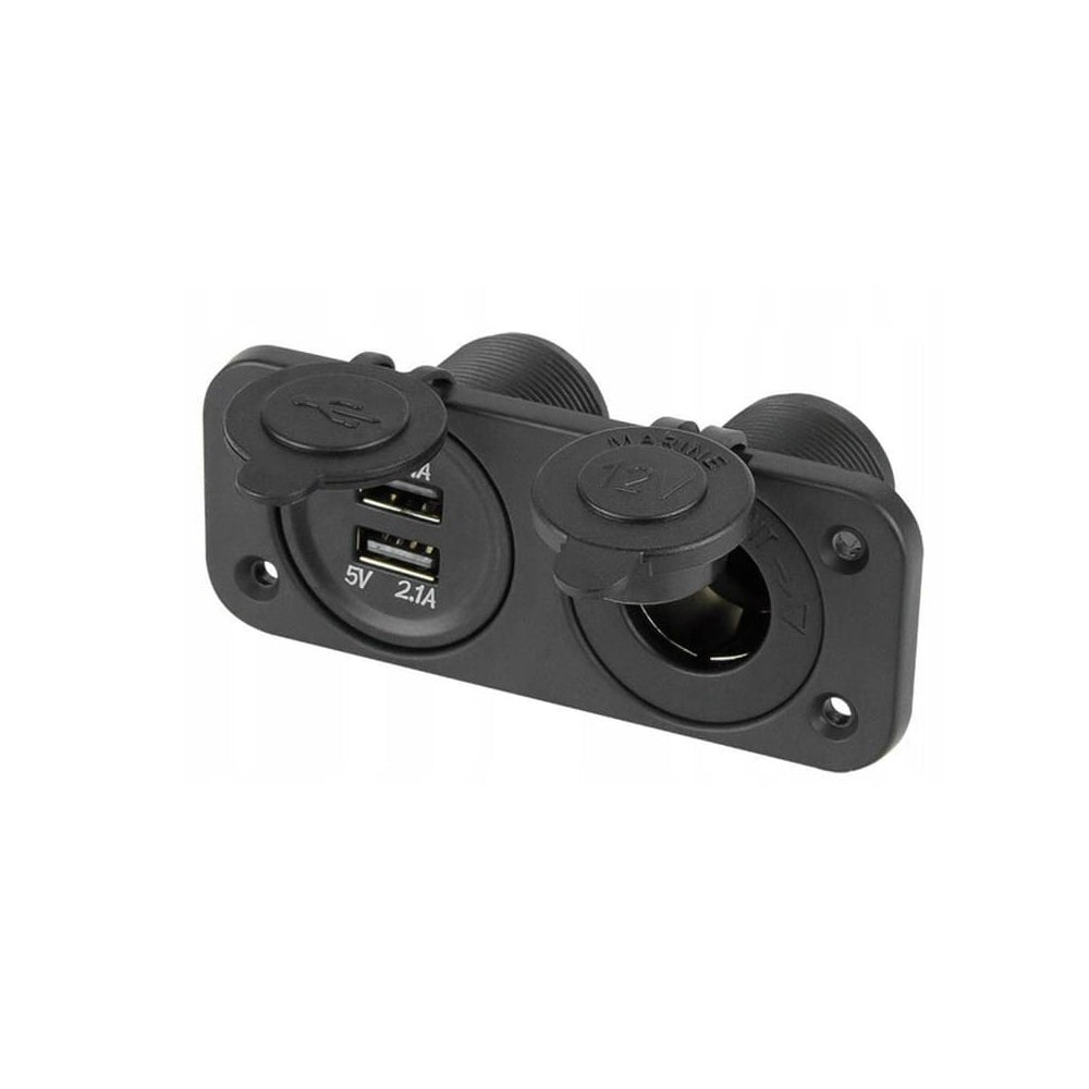 Gniazdo Ładowarka do zabudowy 12V 2x USB