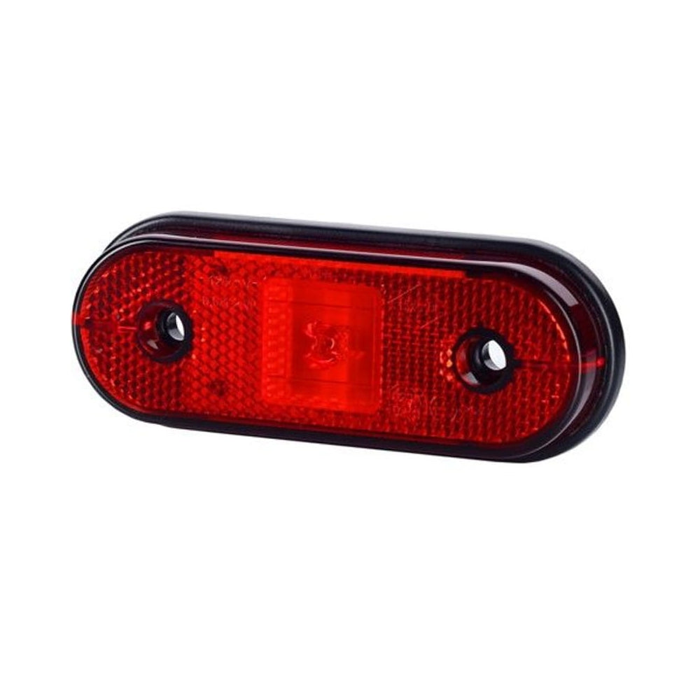 Lampa obrysowa LED z odblaskiem Czerwona