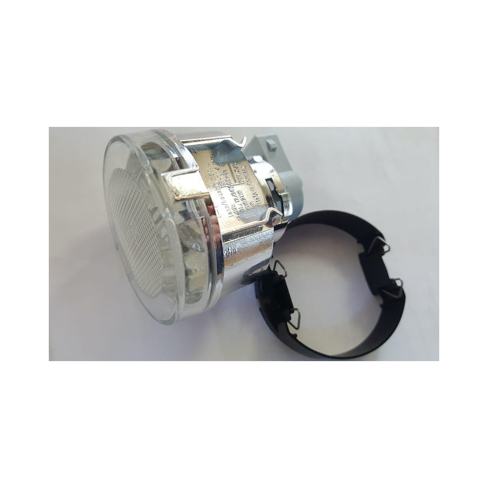 Lampa okrągła biała z pierścieniem Hymer Carado