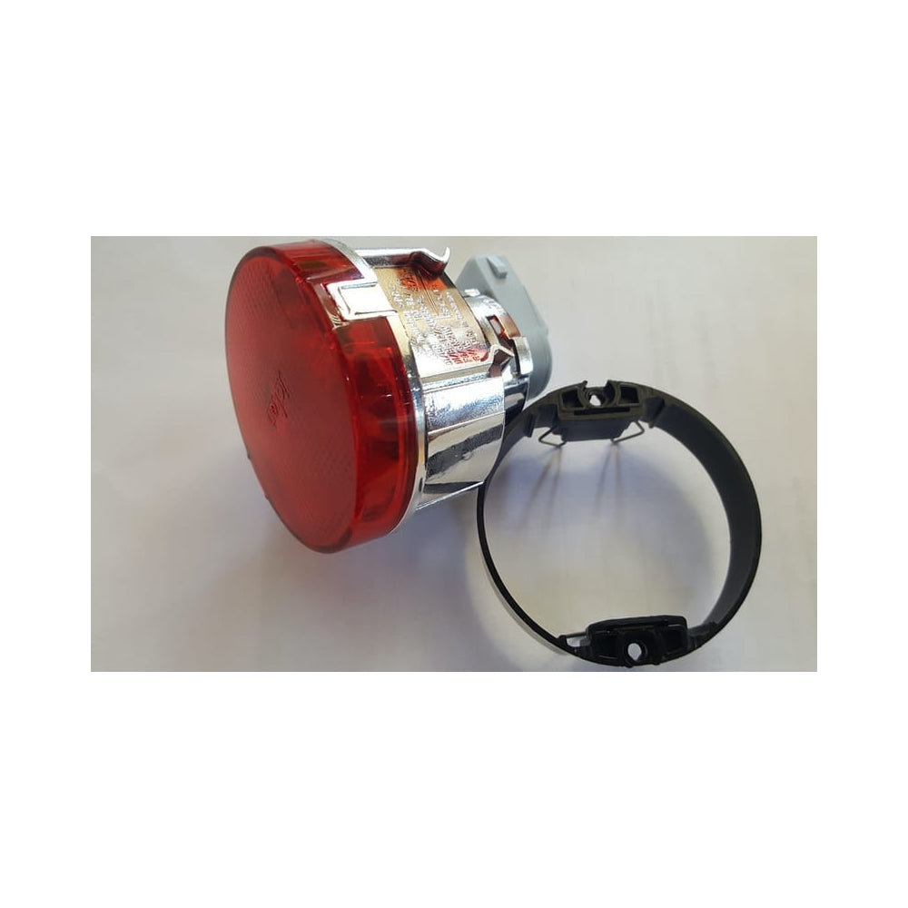 Lampa okrągła czerwona z pierścieniem Hymer Carado