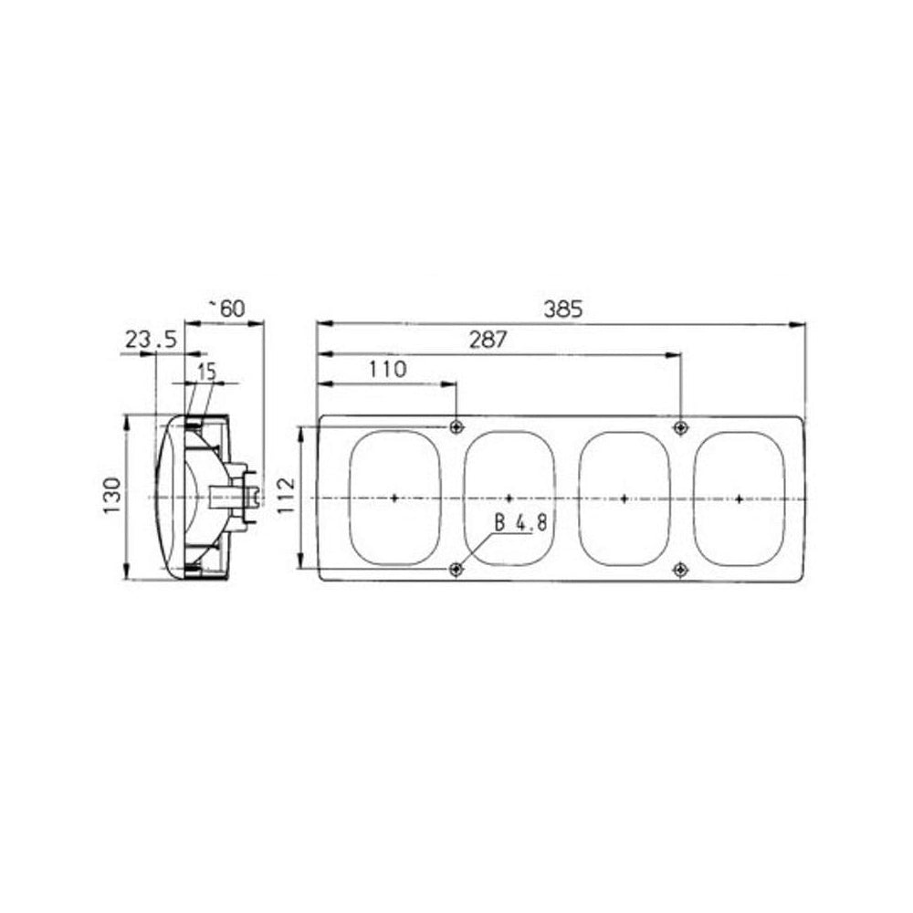 Lampa tylna Jokon Hobby LMC Fendt Knaus