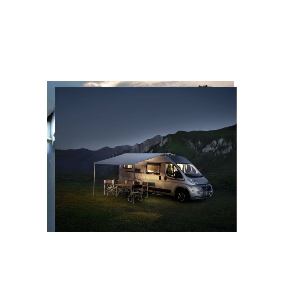 Markiza dachowa Omnistor 6300 Ducato H2 Antracyt Szara 3,75m