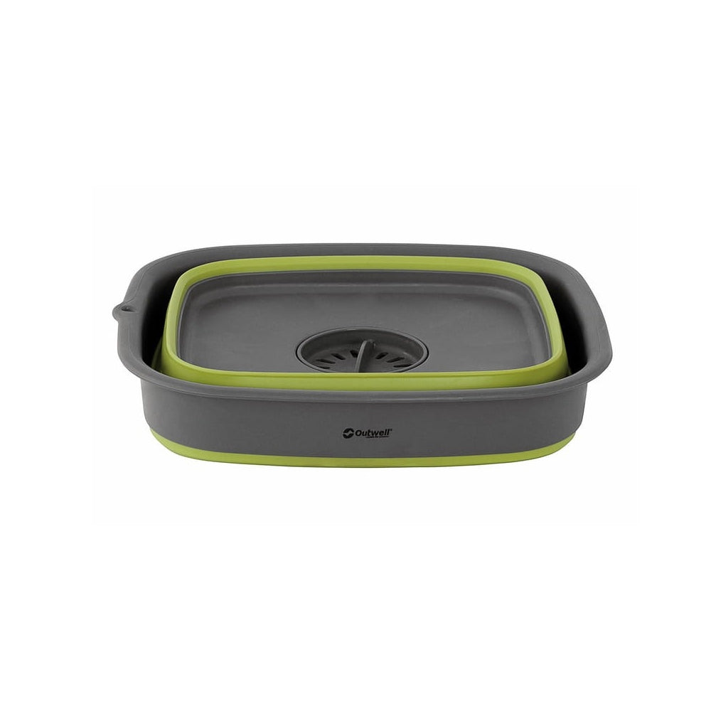 Misa Miska składana z odpływem Outwell Collaps lime green