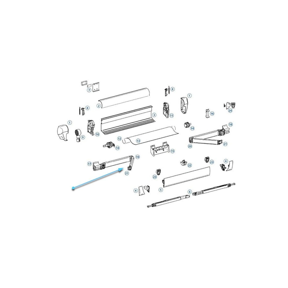 Mocowanie ramion THULE LH RH 5003