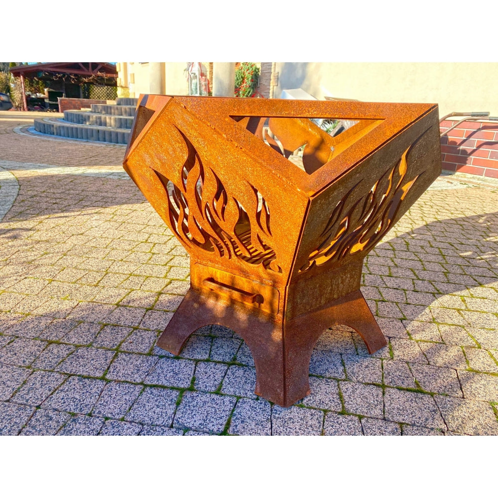 Palenisko ogrodowe Grill blacha Corten duże 60cm