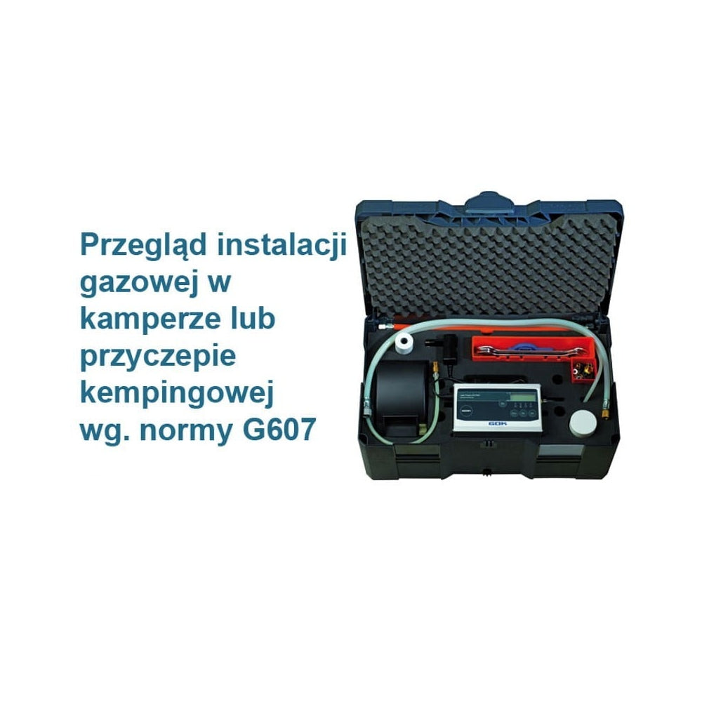 Przegląd instalacji gazowej wg normy G607 Przyczepa Kamper