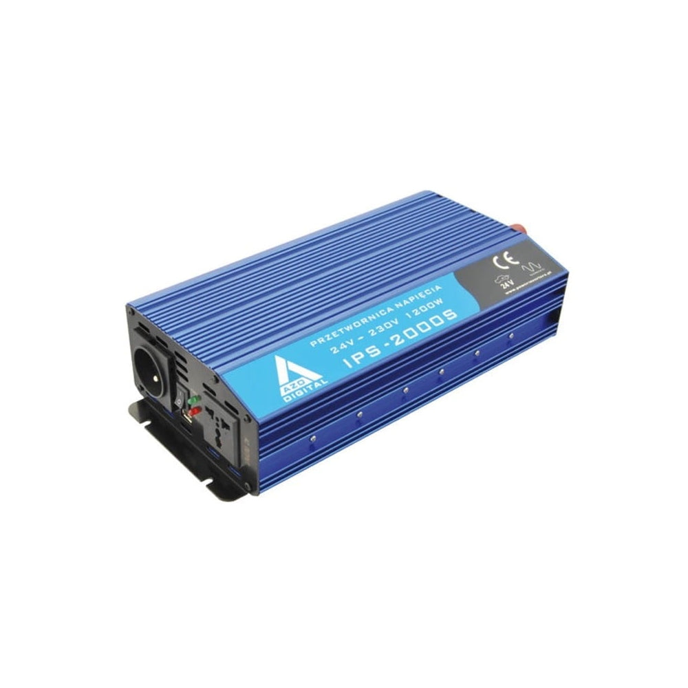 Przetwornica napięcia 24V/230V 2000W Pełen sinus
