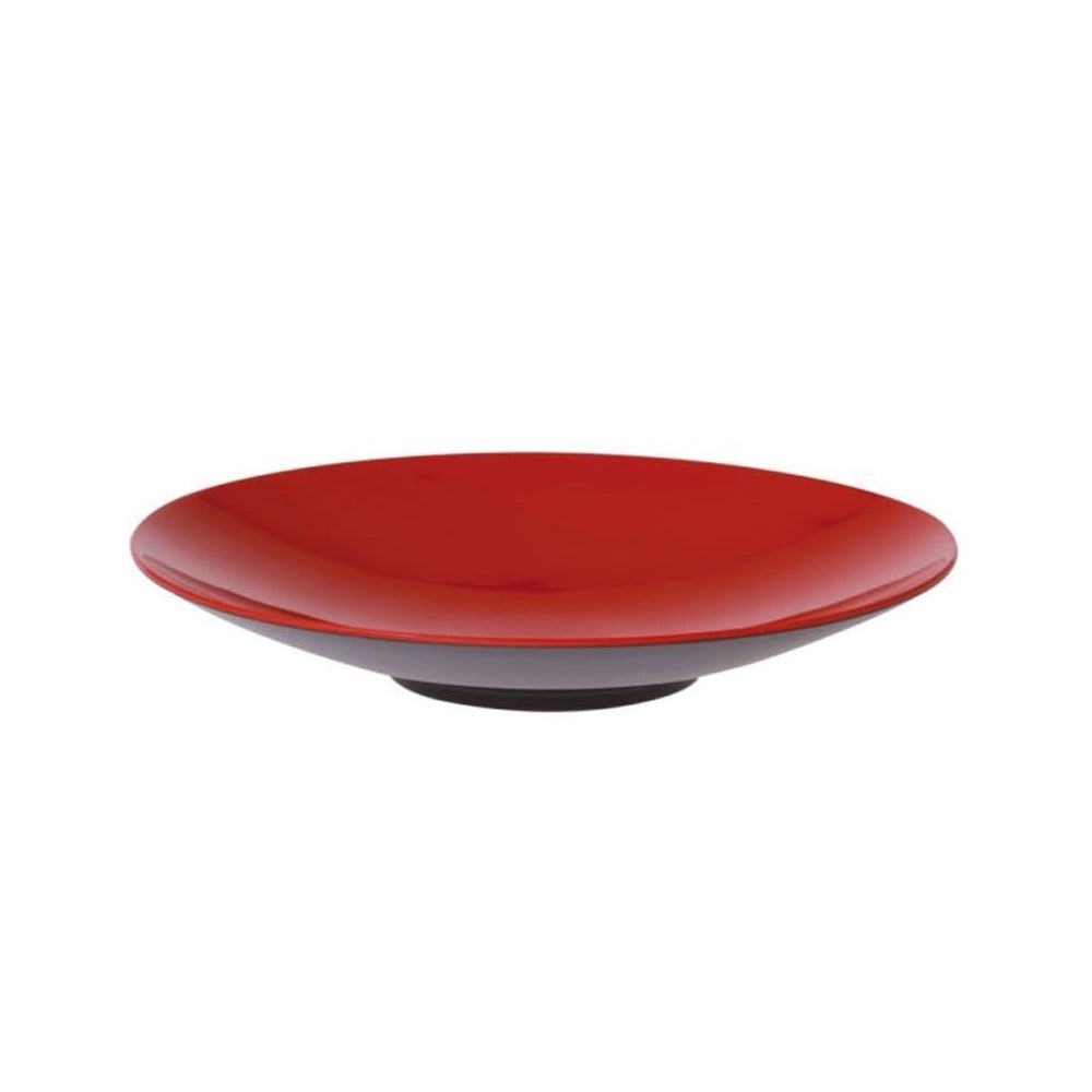 Talerz 23cm Gimex Melamina Grey Line Red