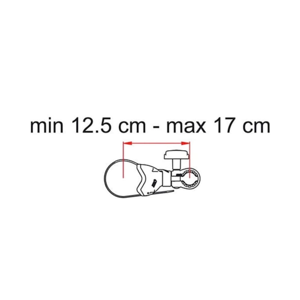 Uchwyt do bagażnika Bike Block 1 Fiamma Czarny