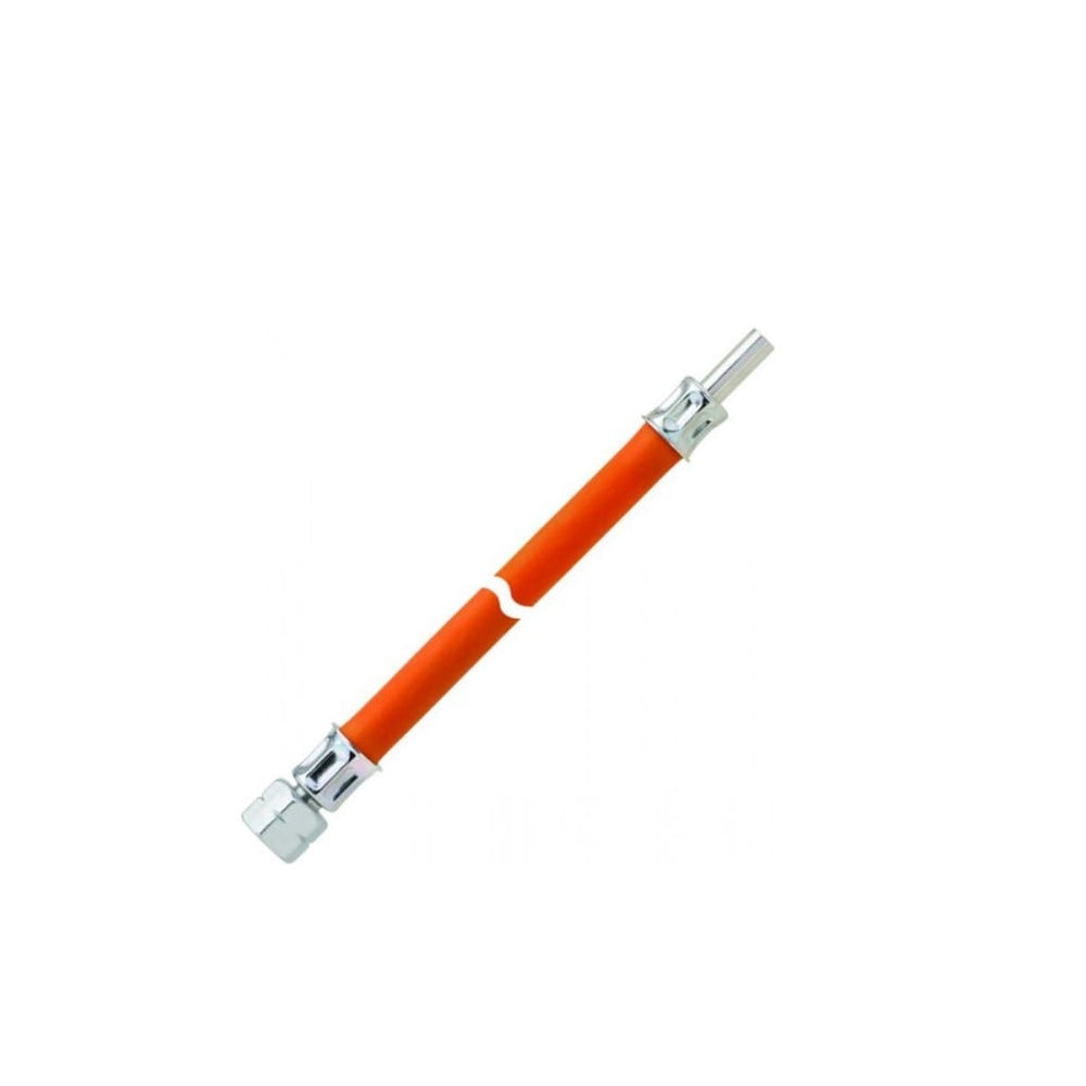 Wąż gazowy 1/4 40cm Króciec RST 8