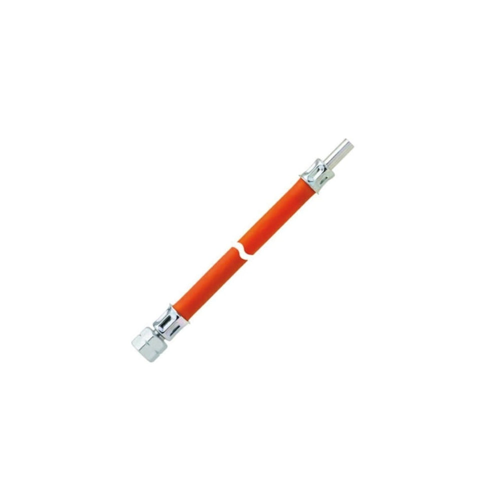 Wąż gazowy 1/4 60cm Króciec RST 8