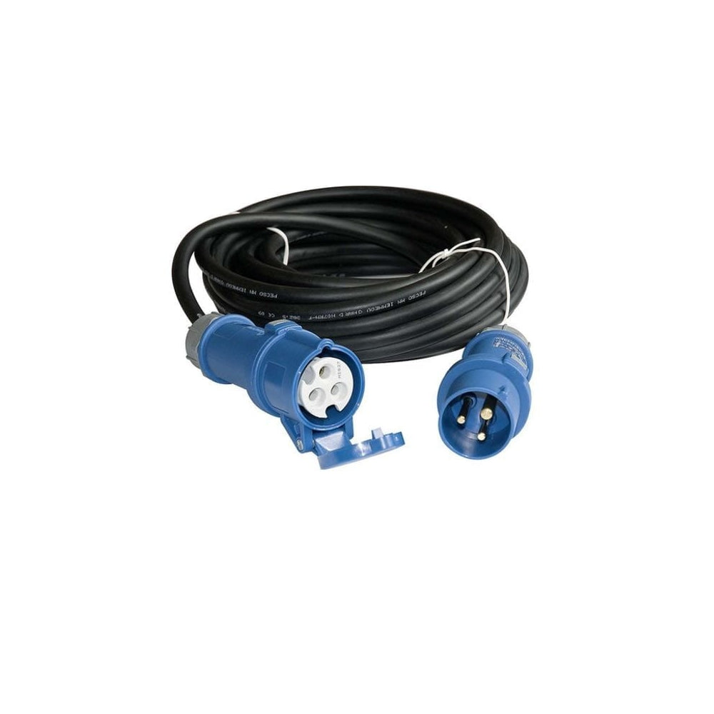 Wtyczka CEE 230V Gniazdo + Kabel Przedłużacz 15m