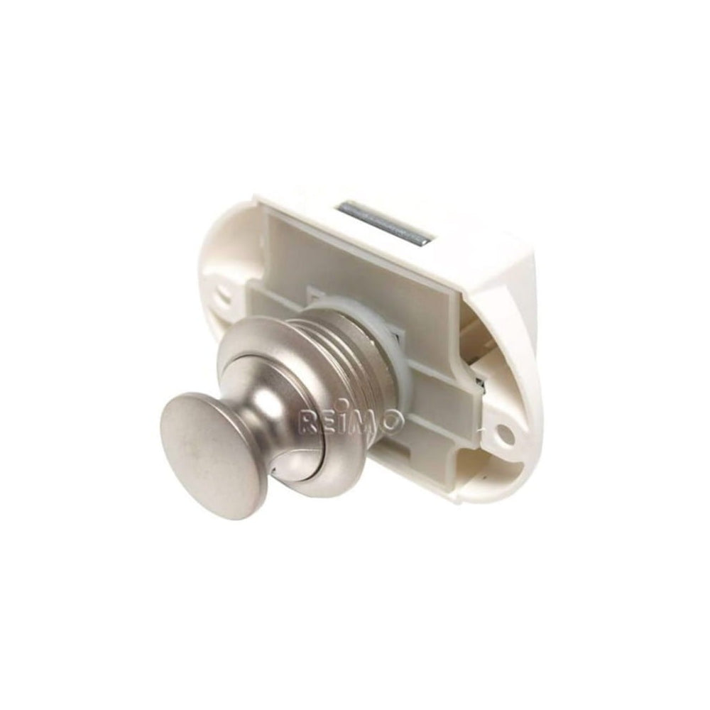 Zamek do drzwi przyczepy Push-lock srebrny