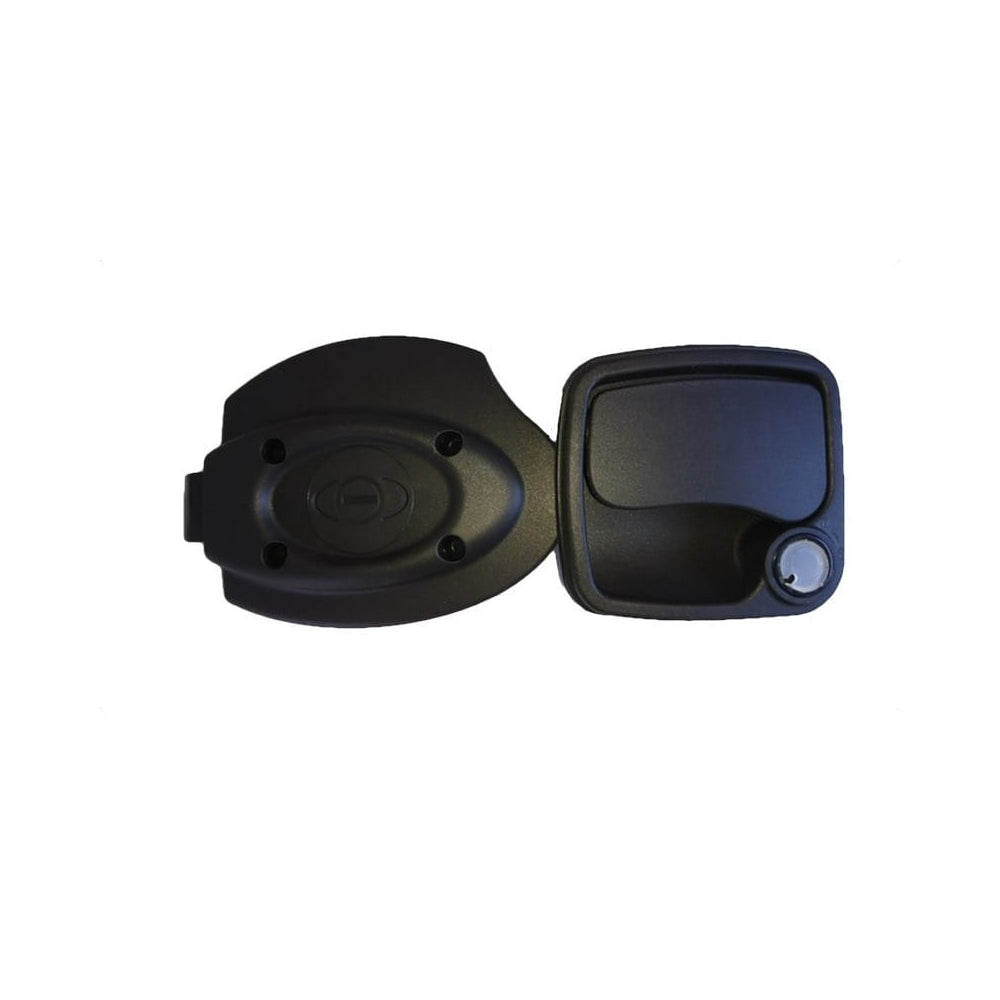 Zamek do kampera lub przyczepy Czarny 34-42mm