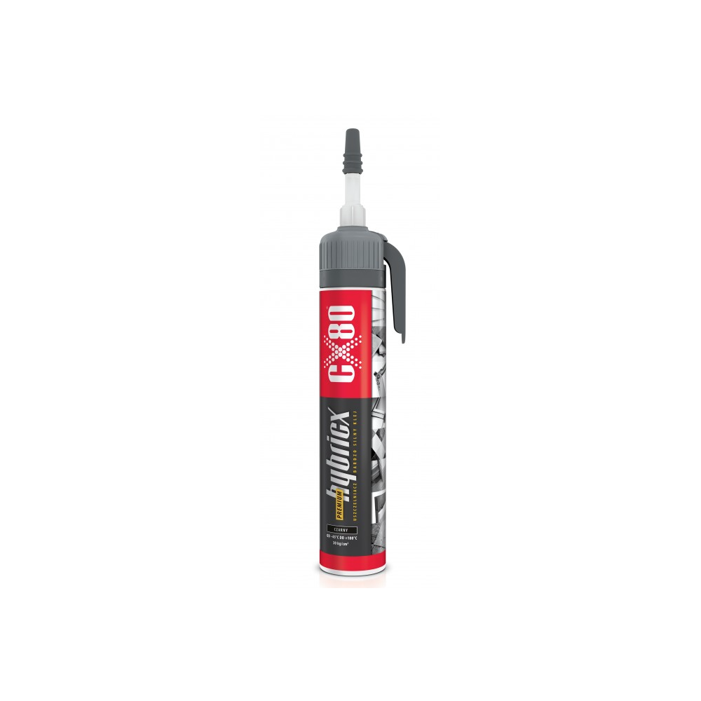 CX80 KLEJ HYBRICX  CZARNY PREMIUM 210g