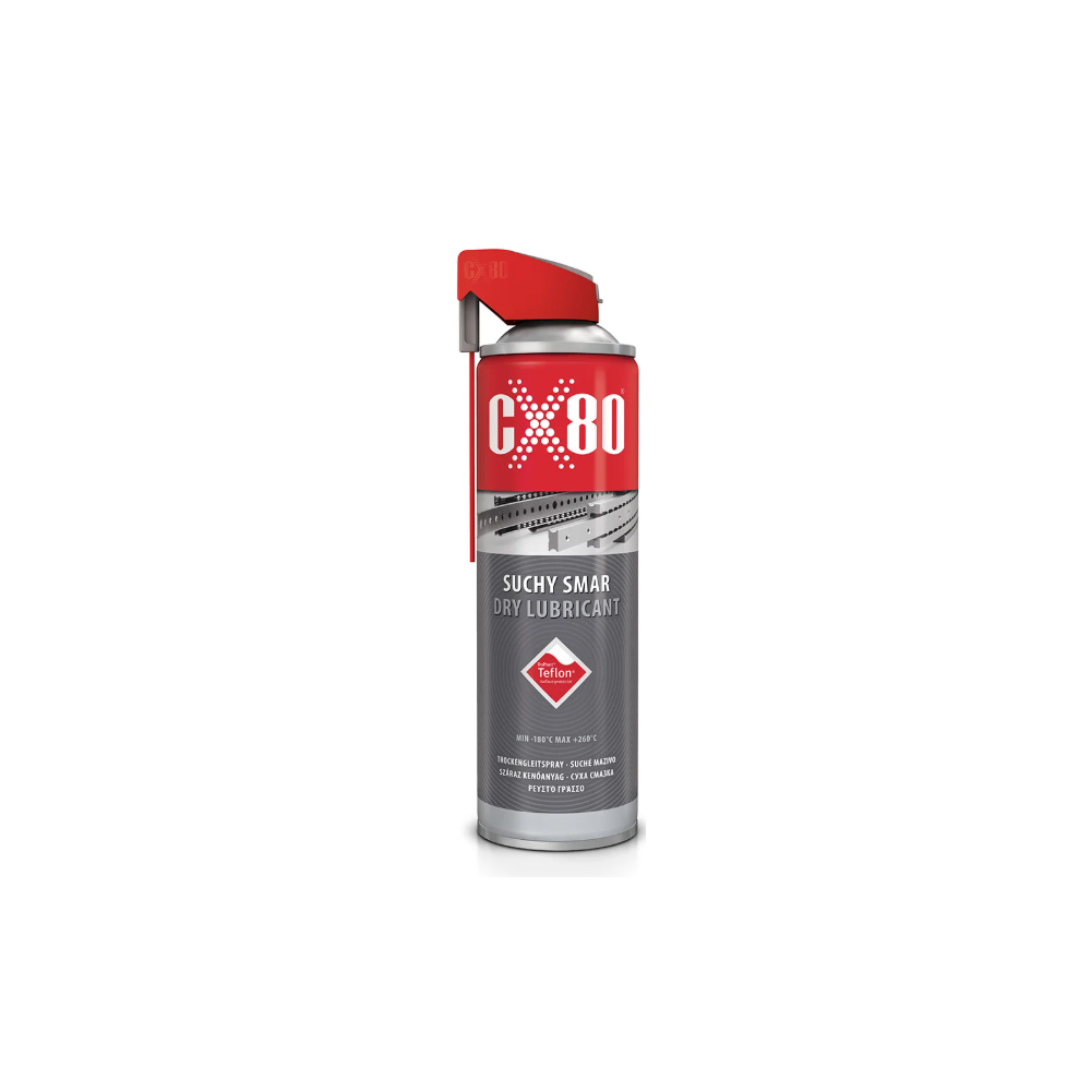 CX80 SUCHY SMAR Z TEFLONEM PTFE DUOSPRAY TEFLON 500 ML