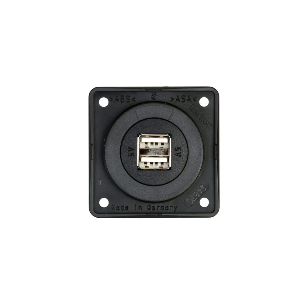 Gniazdo USB ładowania podwójne 12V 3A Integro Berker