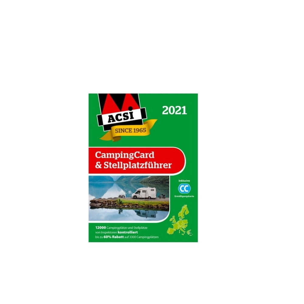 Karta Przewodnik Place kempingowe 2021 ACSI Atlas Katalog