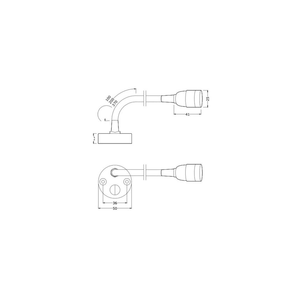Kinkiet Lampka do czytania meblowa 12V 2W Led