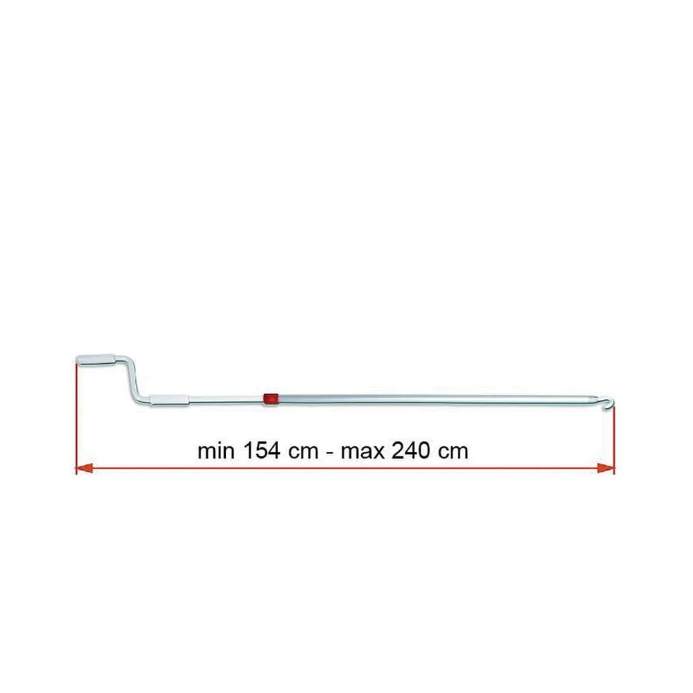 Korba ręczna teleskop do markizy 154-250cm Fiamma