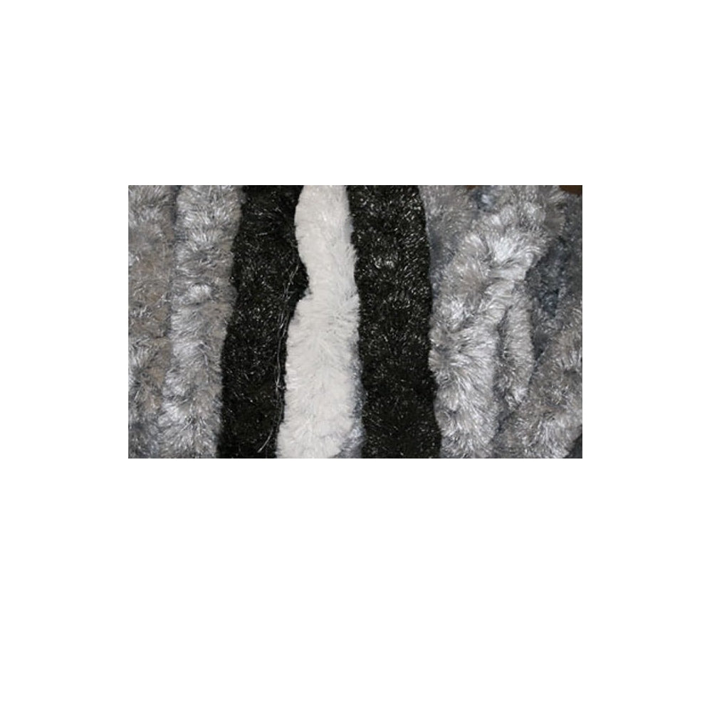 Kotki do drzwi Frędzle szaro/białe/antracyt 100x205cm