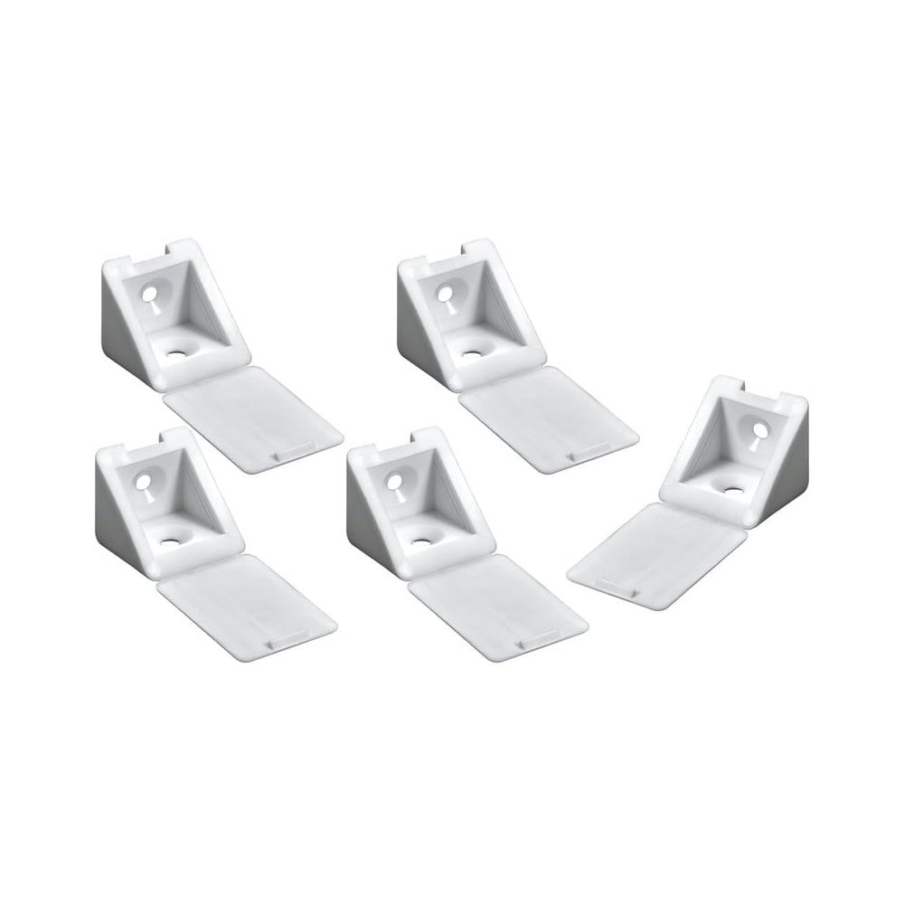 Łącznik meblowy kątownik 20mm plastik 5szt