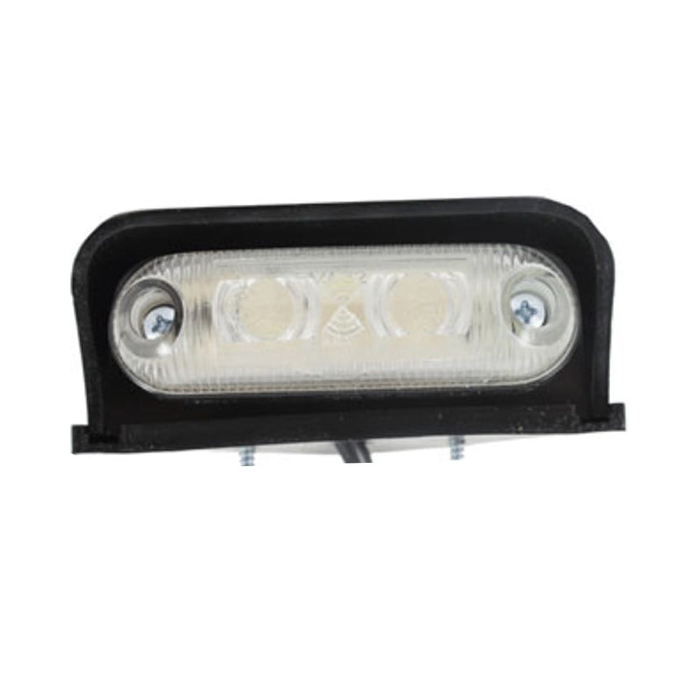 Lampa obrysowa LED Biała Owalna Narożna