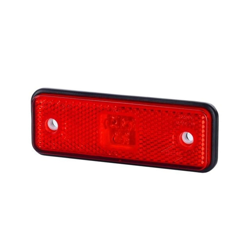 Lampa obrysowa LED z odblaskiem 12/24V