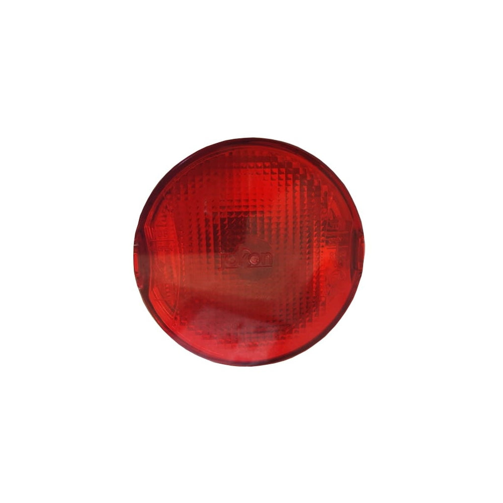 Lampa okrągła czerwona z pierścieniem Hymer Carado
