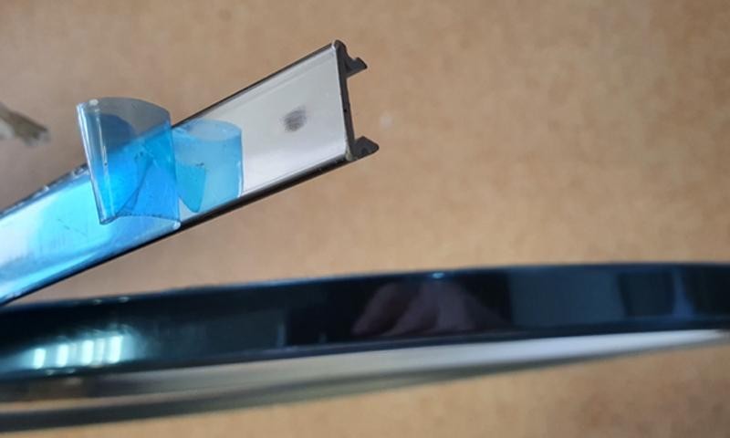 Listwa ozdobna dekor chromowana 7,8m Knaus Tabbert