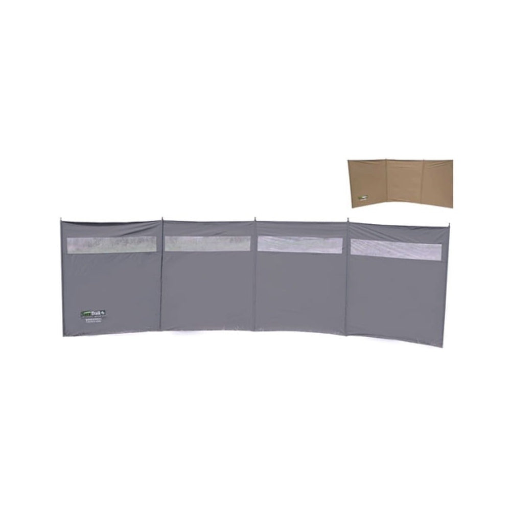 Parawan z oknami 500 x 150cm Beżowy