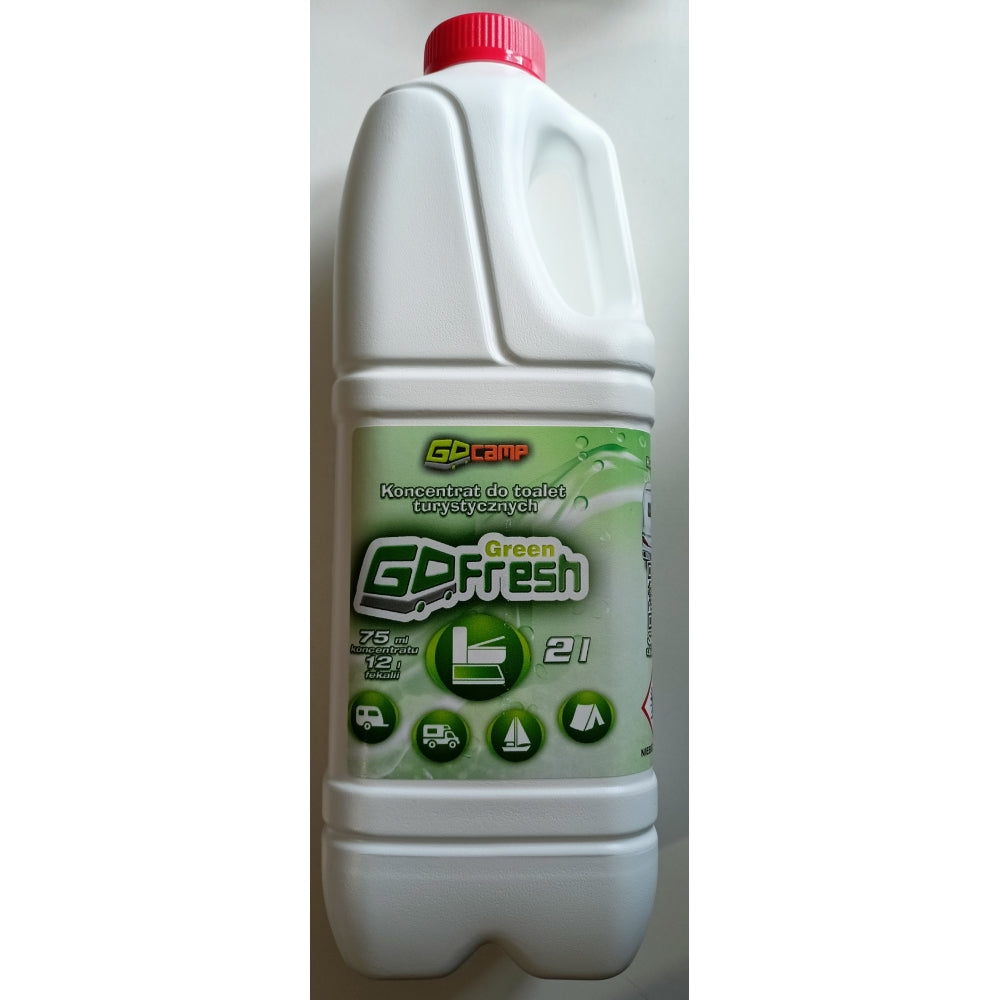 Płyn do toalet turystycznych 2L GoFresh Green Nowość