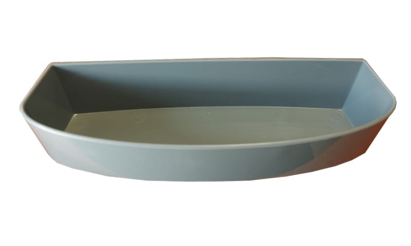 Półka do drzwi Tabbert 23x7,5x5x5cm szara