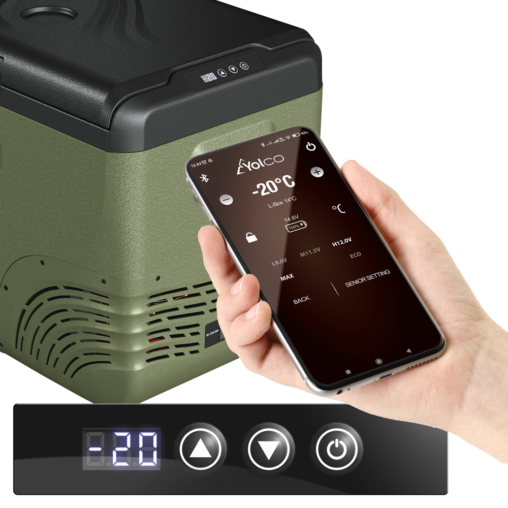 Przenośna lodówka kompresorowa Yolco NX40 GREEN