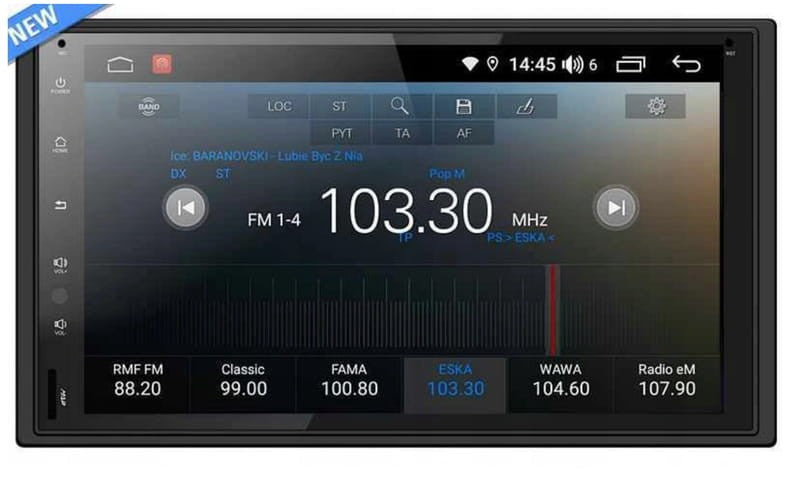 Radio 2DIN GMS 9401 TQ Android 10 6,5'' 4G LTE z kamerą
