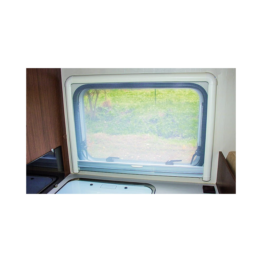Roleta Moskitiera okna przyczepy Rollo REMIflair IV 940x580mm