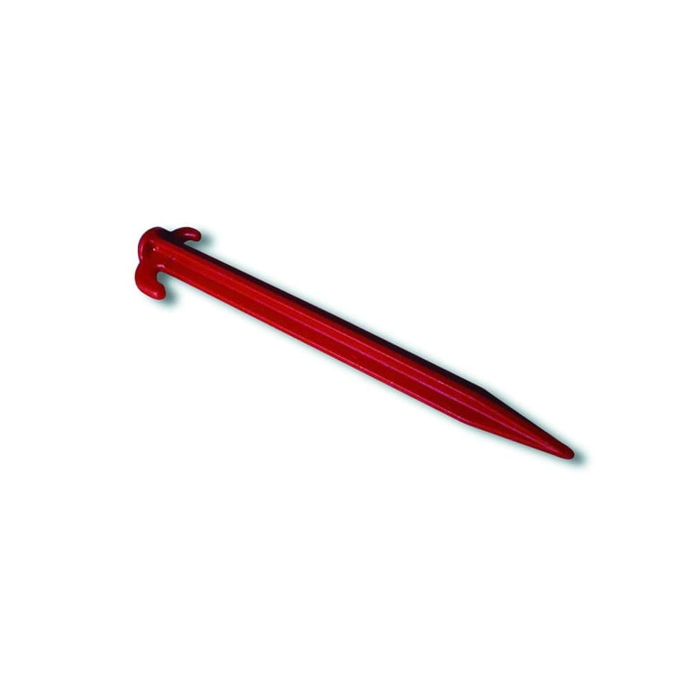 Śledź plastikowy do namiotu 20 cm 10 szt. czerwony