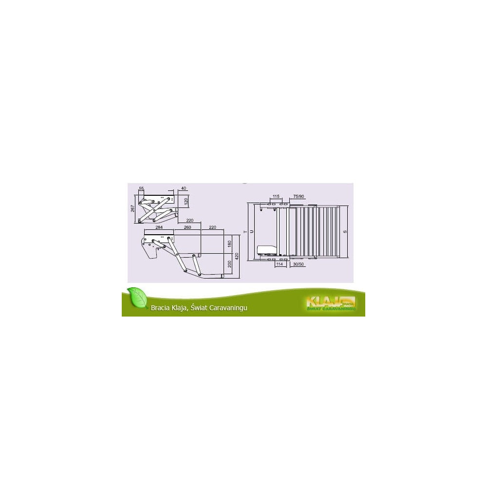 Stopień Schodek Omnistep 500 12 V podwójny