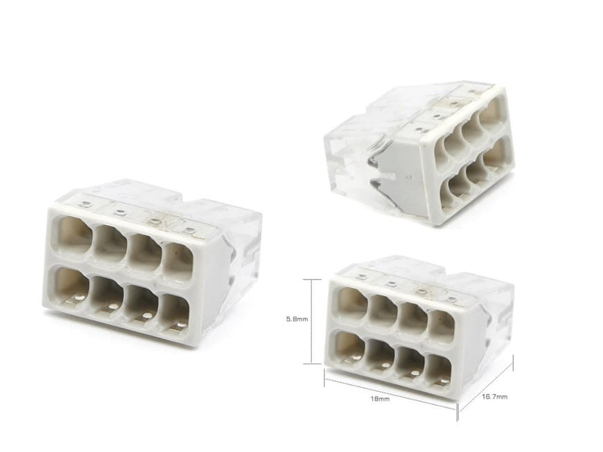 Szybkozłączka elektryczna EU2.5-428  8x0.5-2.5mm2