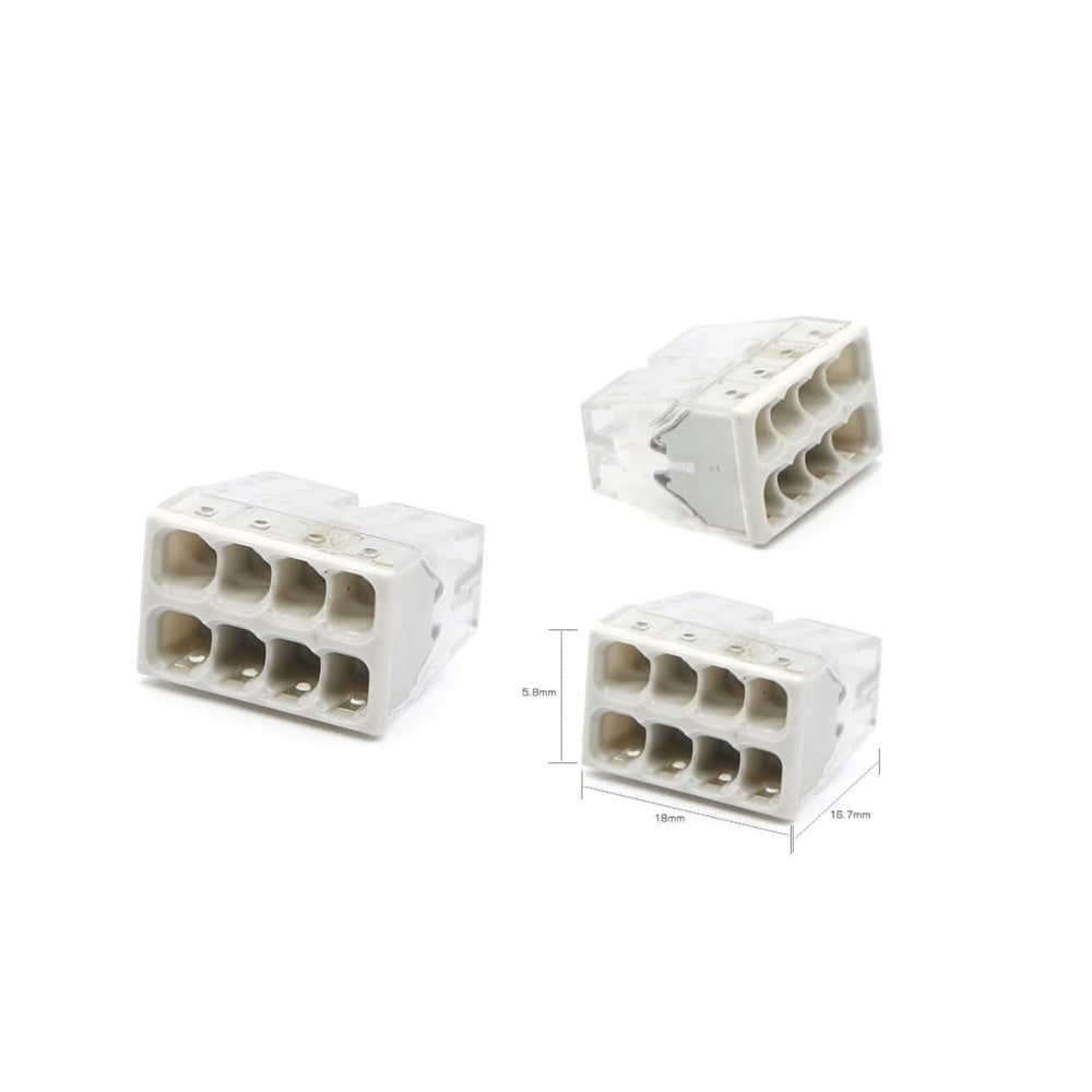 Szybkozłączka elektryczna EU2.5-428  8x0.5-2.5mm2