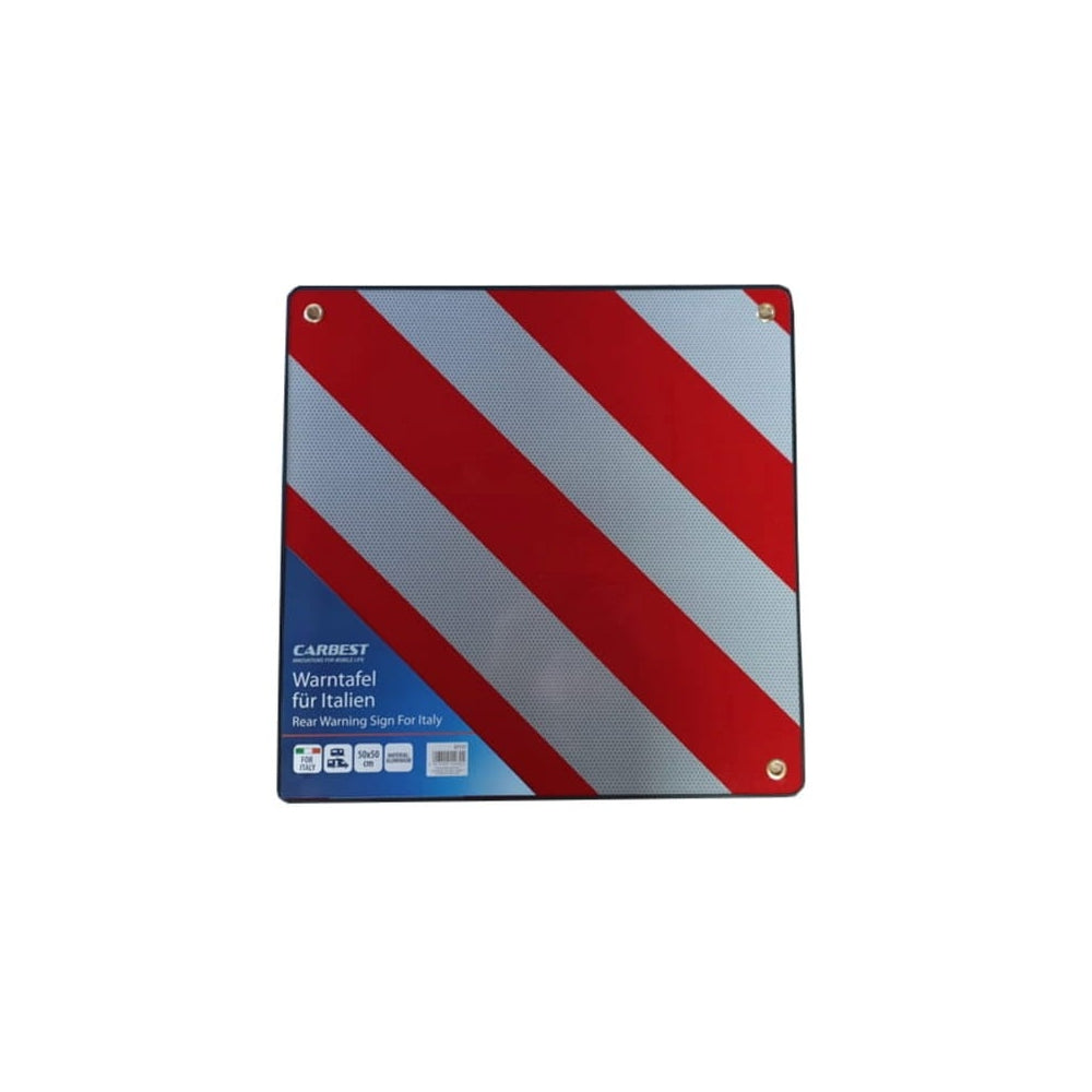 Tablica ostrzegawcza 50x50cm Odblaskowa Aluminium