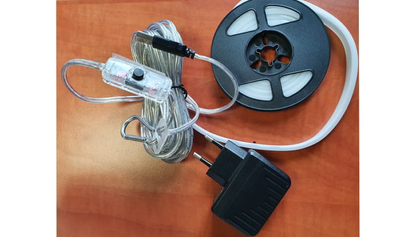 Taśma Listwa LED 89 diod Coxa 1,5m Ściemniacz 230V USB