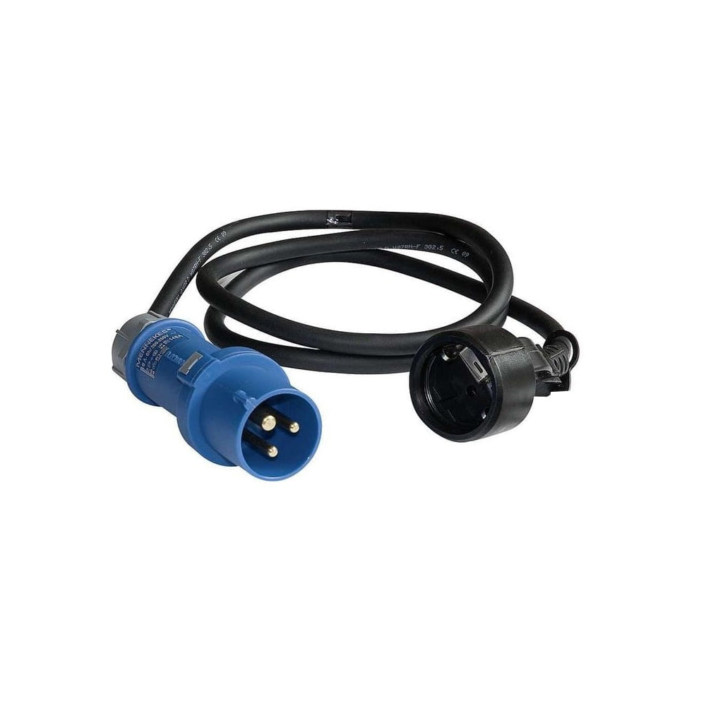 Wtyczka CEE 230V Gniazdo Kabel Przedłużacz 1,5m