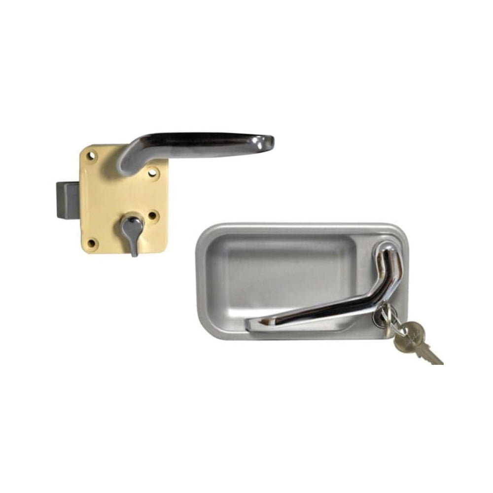 Zamek do drzwi Safe-Tec przyczepy kampera Metal