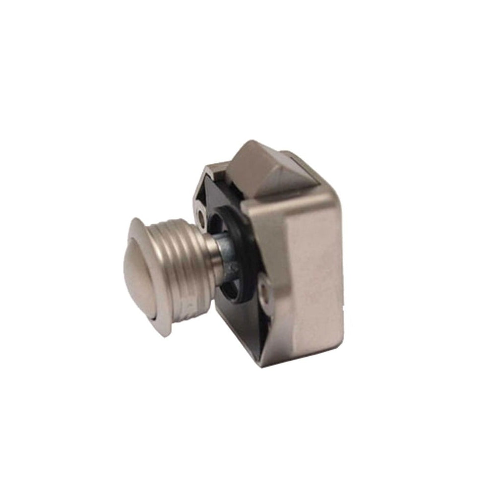 Zamek meblowy do przyczepy Push-lock Mini Srebrny