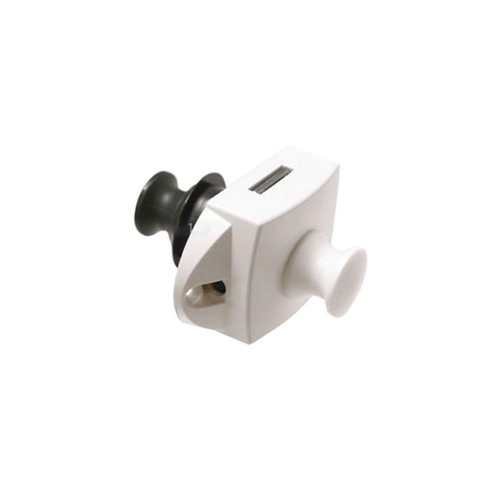 Zamek meblowy do przyczepy Push-lock Szary