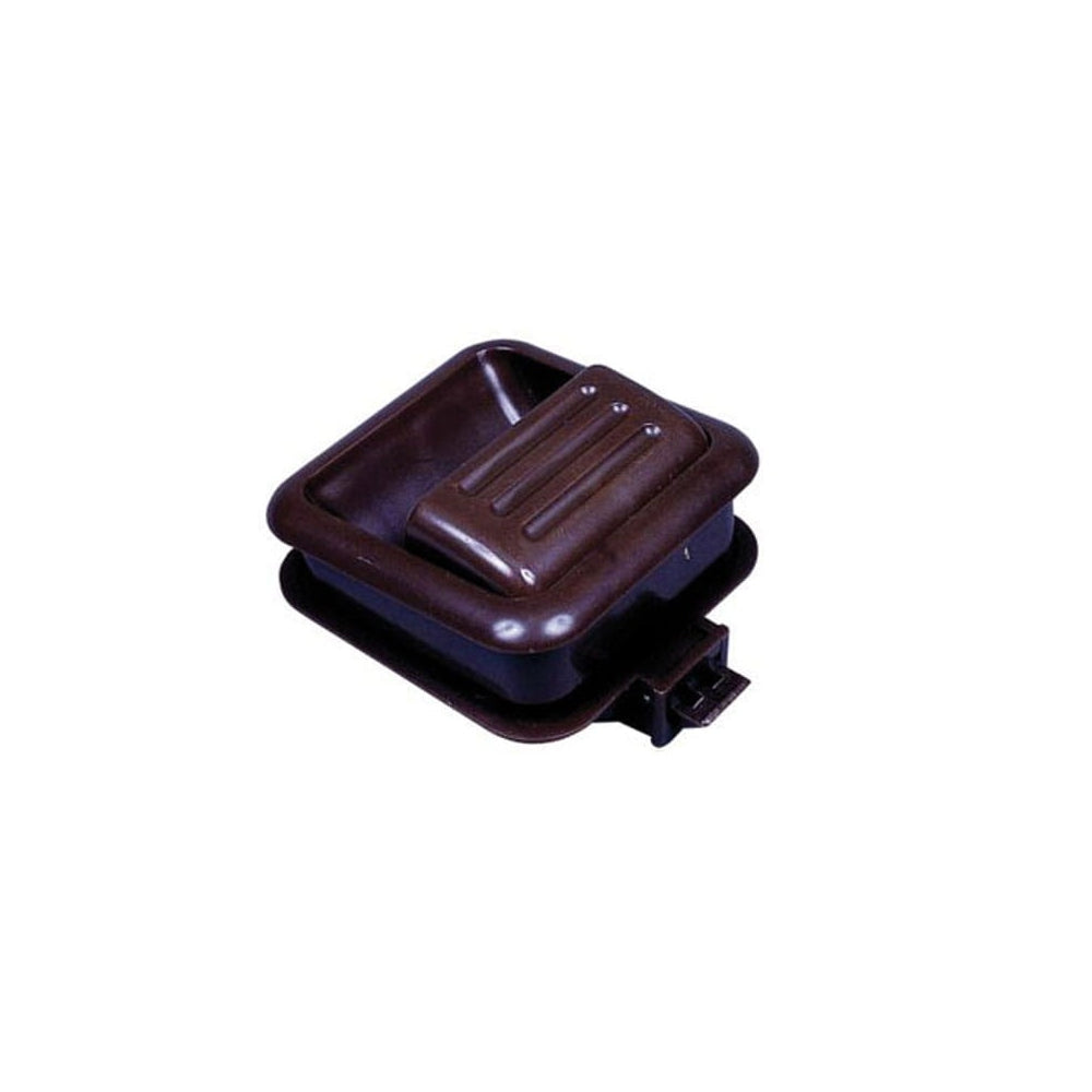 Zamek Uchwyt meblowy 50x50mm brąz