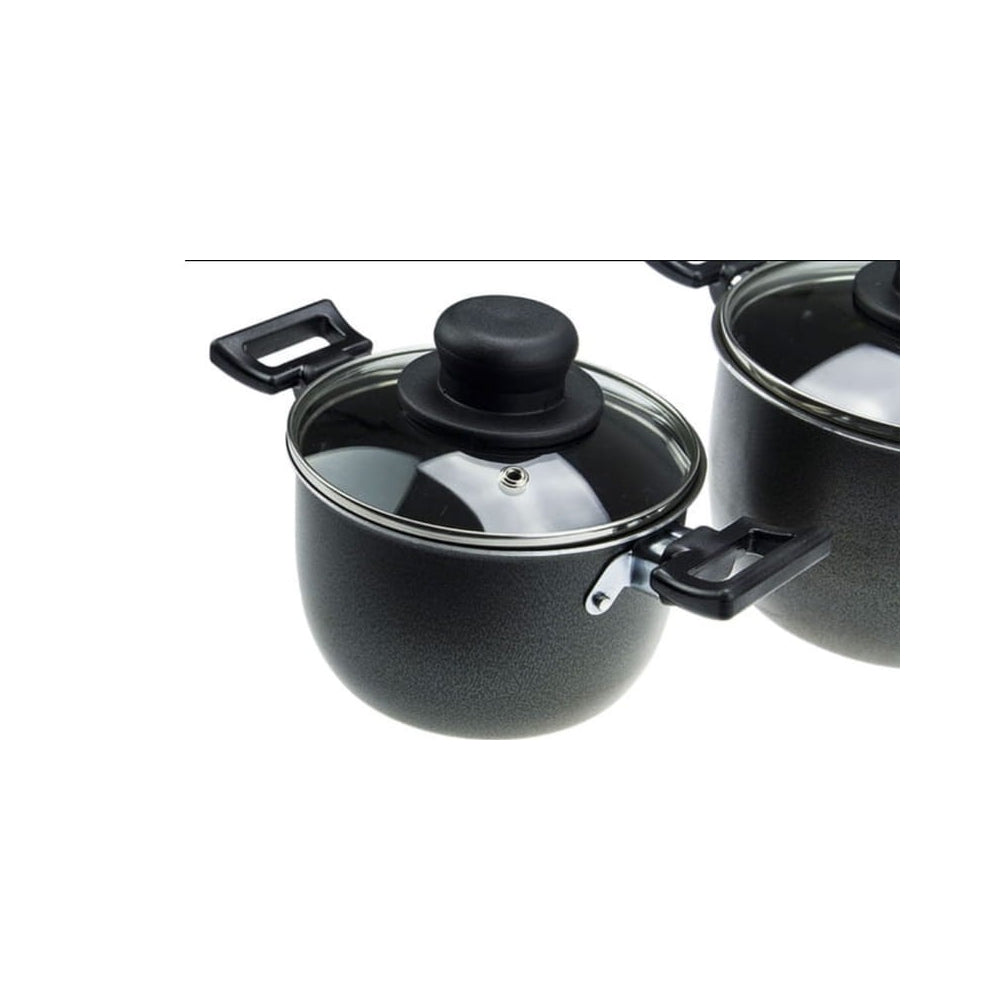 Zestaw garnków aluminium 6cz. szare Camp4