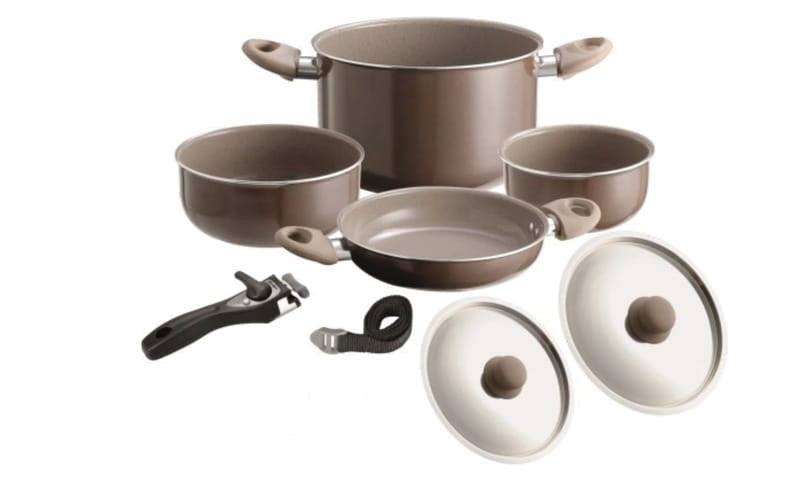 Zestaw garnków kuchennych Chocolate 7+1 20cm Brunner
